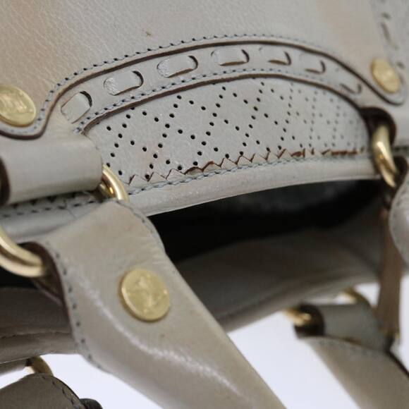 CELINE Hand Bag Leather Gray - Picture 6 of 13